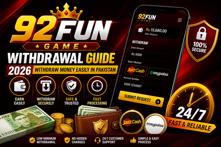 92fun Game Withdrawal guide
